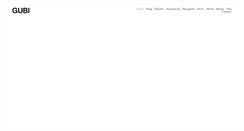 Desktop Screenshot of gubi.com